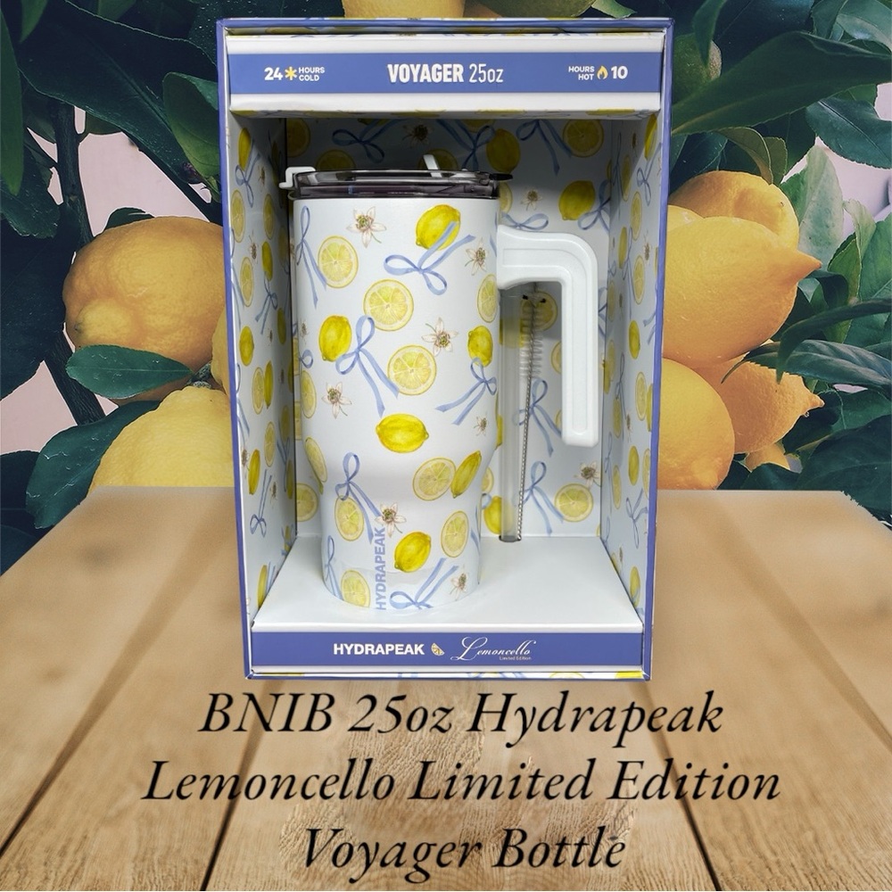 BNIB 25oz Lemoncello Limited Edition Hydrapeak Voyager Bottle